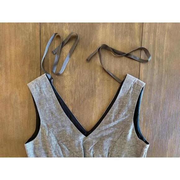 Women’s Sheath Dress Banana Republic Gray Sleeveless Size 2 - Picture 3 of 10